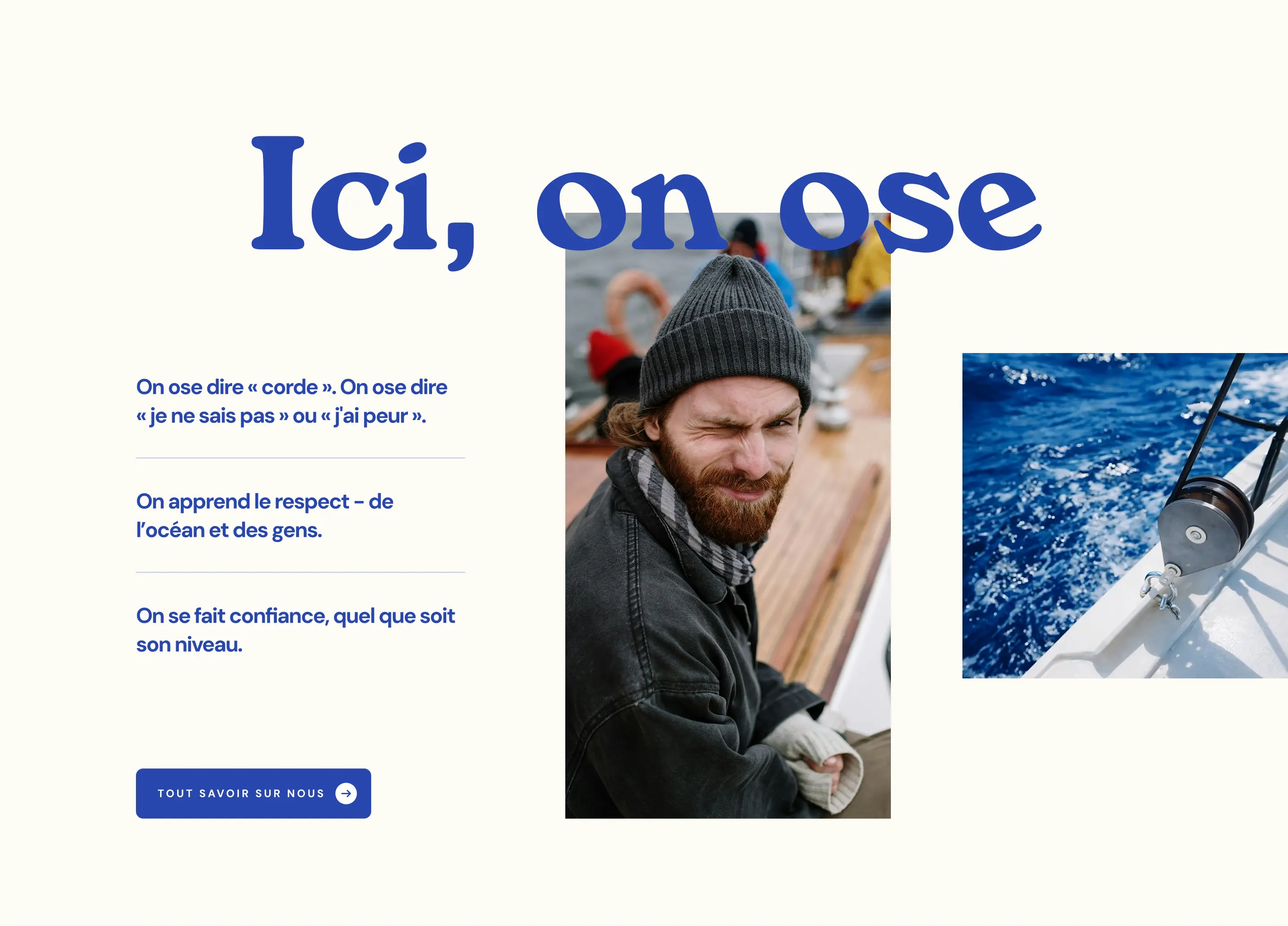 Ici on ose